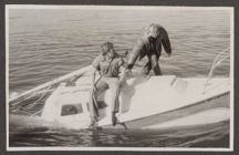 Two men on Sunken Boat